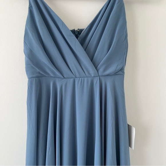 All About Love Maxi Dress Size S slate blue wedding guest bridesmaid formal - Picture 3 of 7